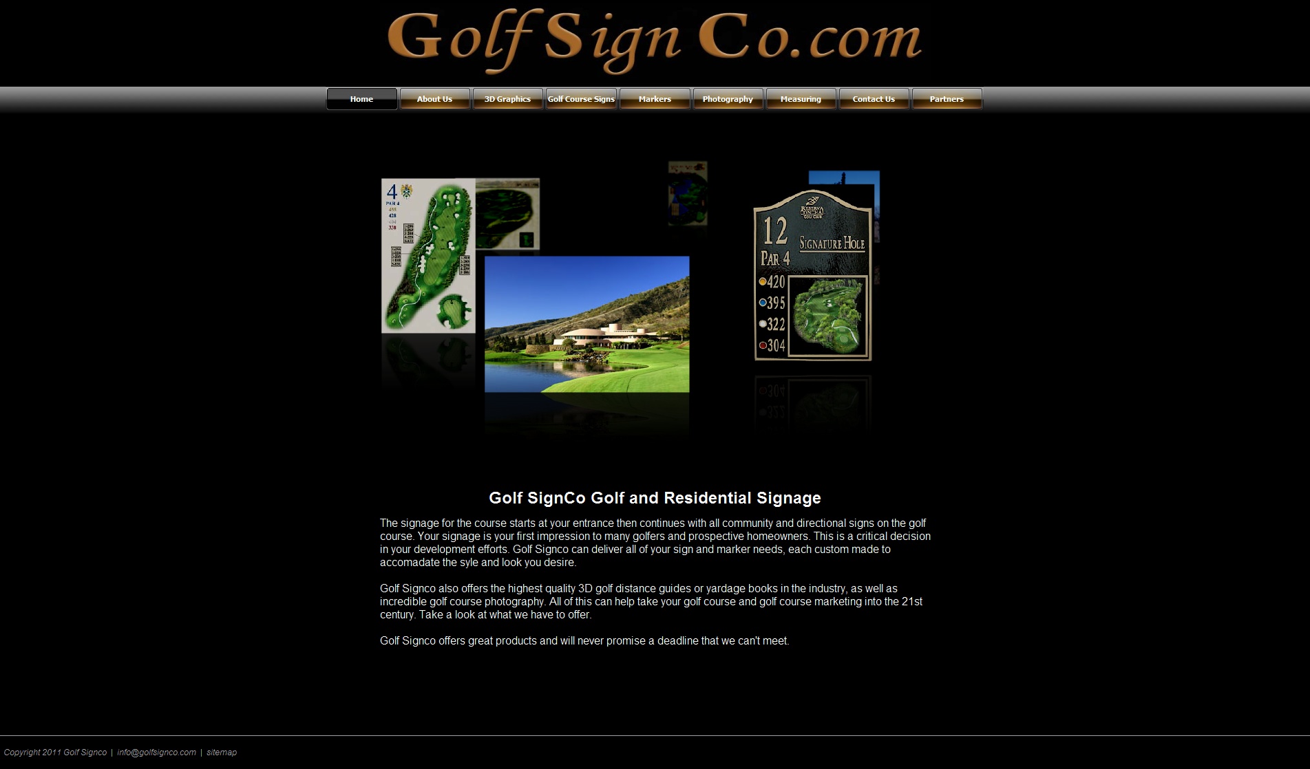 Golf Signco website picture and link